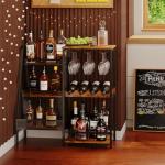 Stylish 3-Tier Wine & Liquor Stand