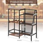 Stylish 3-Tier Wine & Liquor Stand
