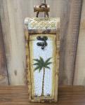 Tropical Wooden Wine Storage Box with Clasp