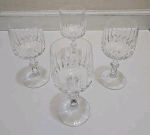 Set of 4 Schott Zwiesel Crystal Water Goblets