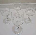Set of 4 Schott Zwiesel Crystal Water Goblets