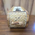 Tropical Wooden Wine Storage Box with Clasp