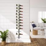 12-Bottle Detachable Wall Wine Rack Organizer