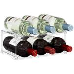 Stackable Wine Bottle Organizer for Cabinets