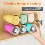 Stackable Wine Bottle Organizer for Cabinets