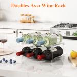 Stackable Wine Bottle Organizer for Cabinets