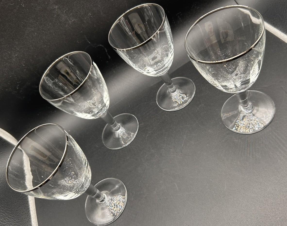 Schott Zwiesel Neckar Platinum Trim Glass Set of 4