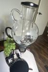 Wrought Iron Wine Aerator Decanter with Glass Design