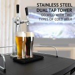 Ivation Dual Tap Draft Beer Dispenser Kegerator