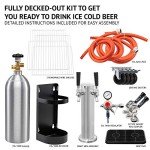Ivation Dual Tap Draft Beer Dispenser Kegerator