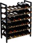 6-Tier Freestanding Wood Wine Bottle Storage Rack