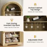 71" Tall Wine Cabinet with LED Lighting