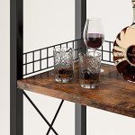 Stylish Freestanding Wine Rack with Storage Drawer