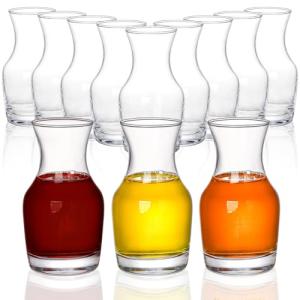 Set of 12 Mini Decanters for Wine Tasting