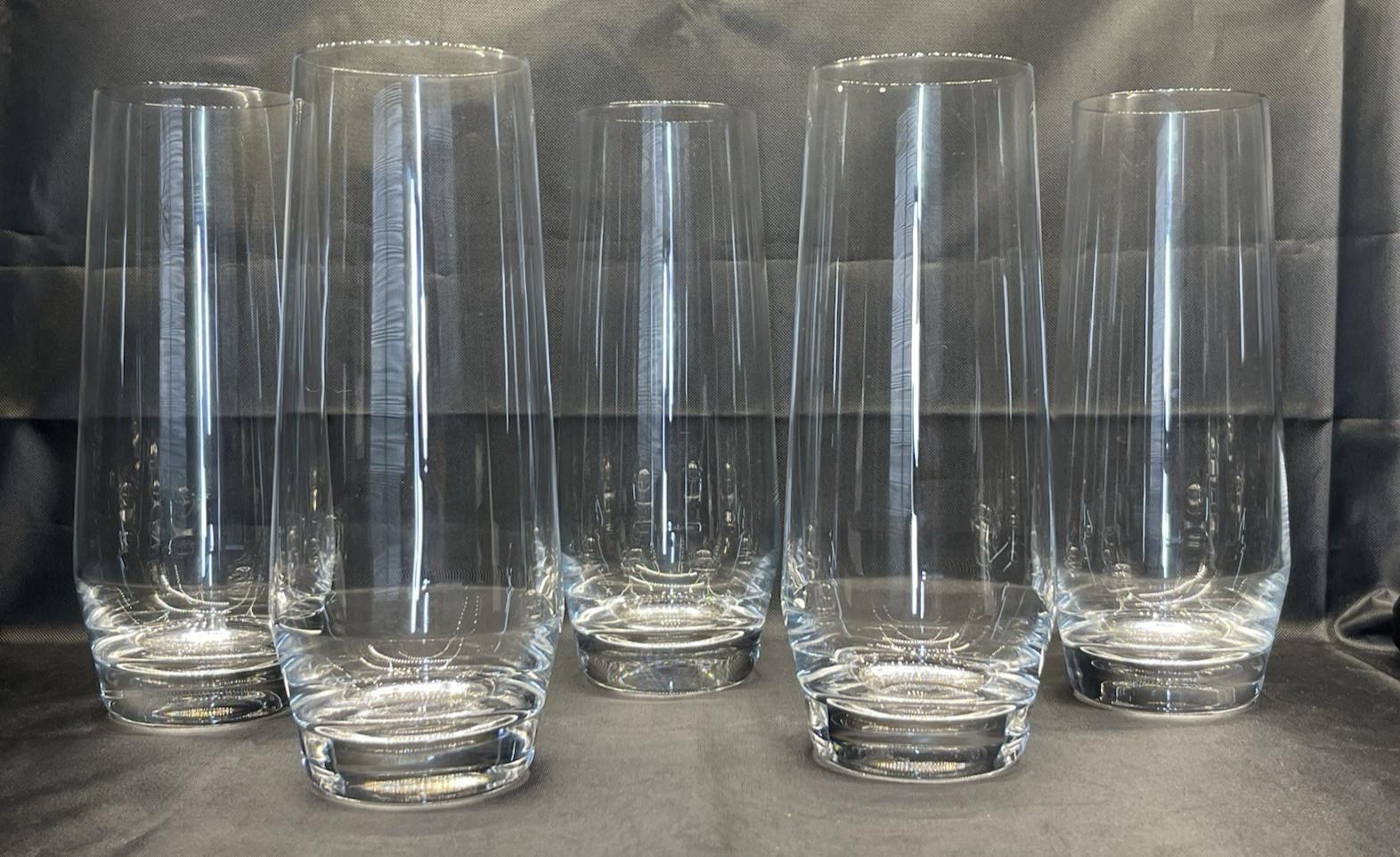 Clear Tall Schott Zwiesel Highball Glasses - Set of 5