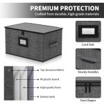 2-Pack Wine Glass Storage Box with Dividers