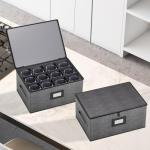 2-Pack Wine Glass Storage Box with Dividers