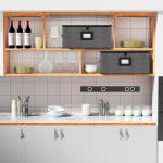 2-Pack Wine Glass Storage Box with Dividers