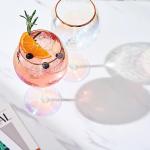 Hammered Iridescent Wine Glasses - Set of 2