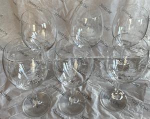 Silver Oak Logo Bordeaux Wine Glasses Set of 6