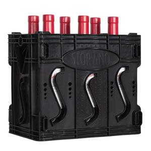 Modular Wine Storage Crate for 6 Bottles