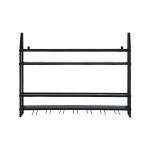 Wall Mounted Wine Rack with Glass Holder