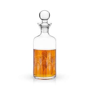 Viski Crystal Decanter for Wine and Spirits