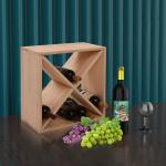 Stackable Solid Wood Wine Rack for 24 Bottles