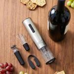 Rechargeable Electric Wine Opener Set with Base