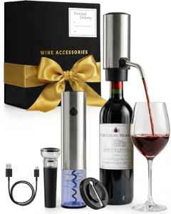 Electric Wine Opener Set with AccessoriesGift