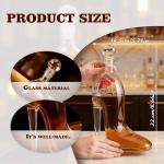 Custom High Heel Whiskey Decanter with Stopper