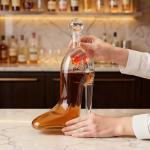 Custom High Heel Whiskey Decanter with Stopper