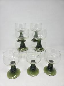 Schott Zwiesel Green Beehive Stem Wine Glasses
