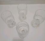 Set of 4 Schott Zwiesel Crystal Water Goblets