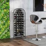 Free Standing Metal Wine Rack for 45 Bottles