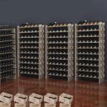 Stackable Solid Wood Wine Rack for 60 Bottles