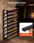 VEVOR 48-Bottle Floor Wine Rack with 8 Tiers