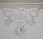 Set of 4 Schott Zwiesel Crystal Water Goblets