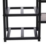 Wall-Mounted Industrial Wine Rack for Display