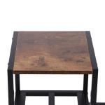 Wall-Mounted Industrial Wine Rack for Display