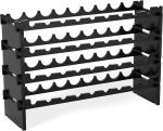 Freestanding Wooden Wine Rack - Holds 36 Bottles