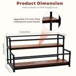 Metal Bottle Holder for 10 Bottles - Rustic Rack