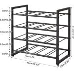 16-Bottle Metal Countertop Wine Rack