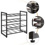 16-Bottle Metal Countertop Wine Rack