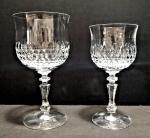 1980s Schott Zwiesel Cut Crystal Wine Goblet