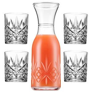 Acrylic Shatterproof Carafe and Glasses Set
