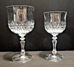 1980s Schott Zwiesel Cut Crystal Wine Goblet