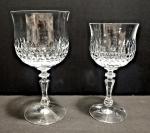1980s Schott Zwiesel Cut Crystal Wine Goblet