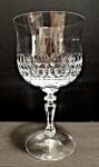 1980s Schott Zwiesel Cut Crystal Wine Goblet