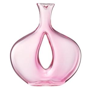 Blush Pink Venus Glass Carafe Decanter